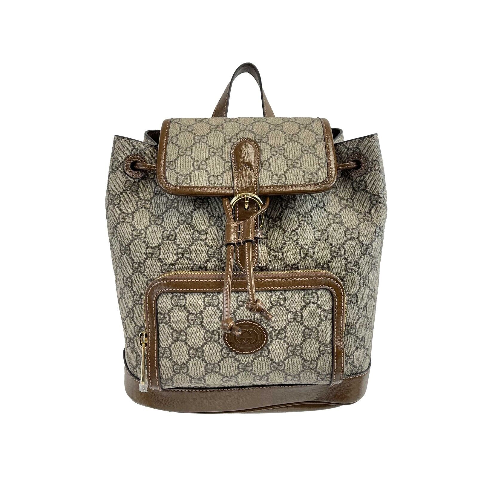 Gucci best sale monogram backpack