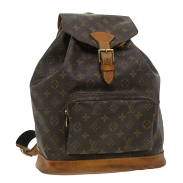 LOUIS VUITTON Monogram Montsouris GM Backpack M51135 LV Auth fm1879