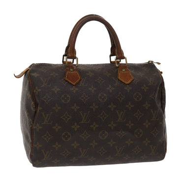 LOUIS VUITTON Monogram Speedy 30 Hand Bag M41526 LV Auth fm2482