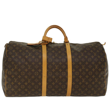 LOUIS VUITTON Monogram Keepall 60 Boston Bag M41422 LV Auth fm2564