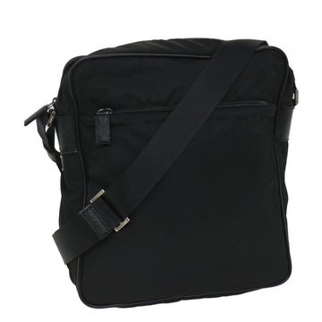 PRADA Shoulder Bag Nylon Black Auth fm2760