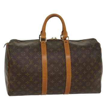 LOUIS VUITTON Monogram Keepall 45 Boston Bag M41428 LV Auth fm2832