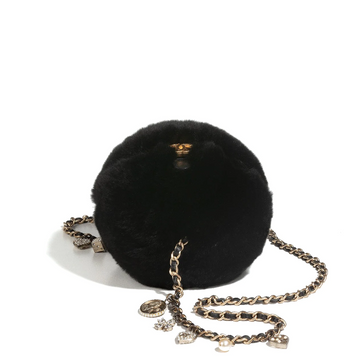 CHANEL Fur Ball Bag