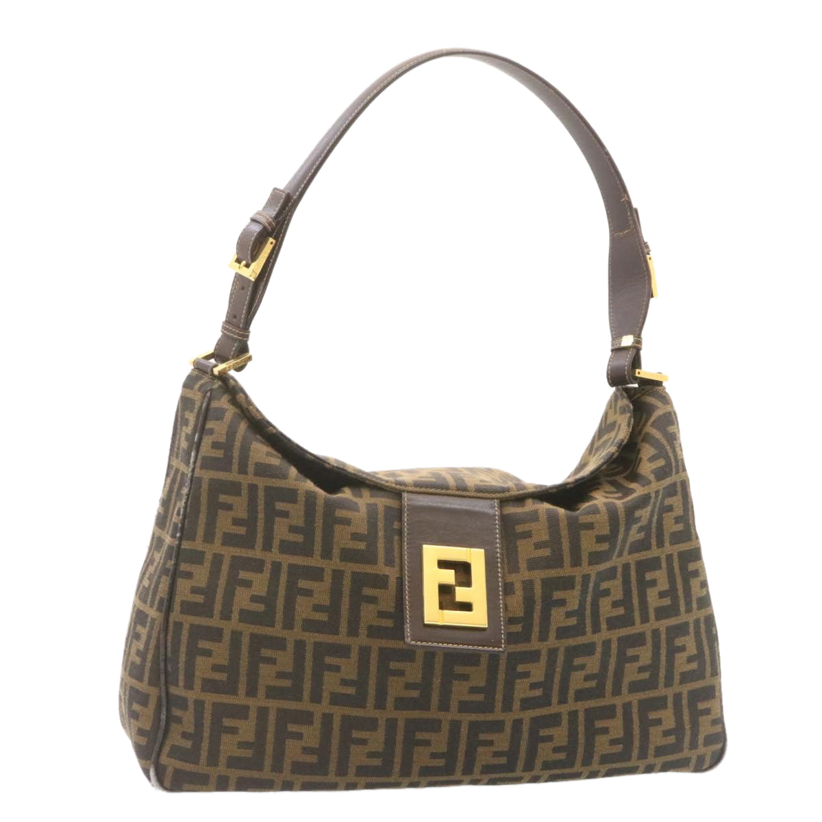 Fendi zucca shop hobo shoulder bag