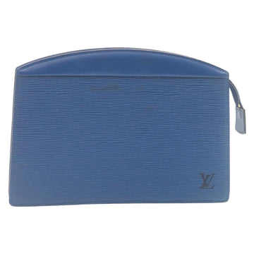 LOUIS VUITTON Epi Trousse Crete Clutch Bag Blue M48405 LV Auth am2117g