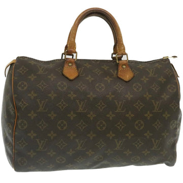 LOUIS VUITTON Monogram Speedy 35 Hand Bag M41524 LV Auth am2234g