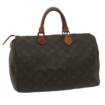 LOUIS VUITTON Monogram Speedy 35 Hand Bag M41524 LV Auth am2351g