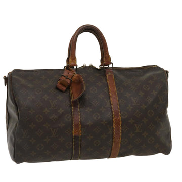 LOUIS VUITTON Monogram Keepall Bandouliere 45 Boston Bag M41418 LV Auth am2443g