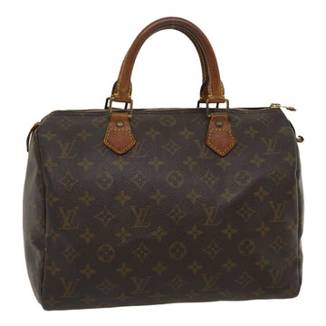 LOUIS VUITTON Monogram Speedy 30 Hand Bag M41526 LV Auth am2444g