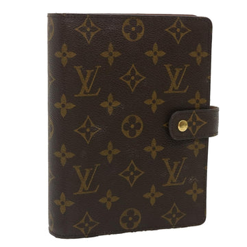 LOUIS VUITTON Monogram Agenda MM Day Planner Cover R20105 LV Auth am2509g