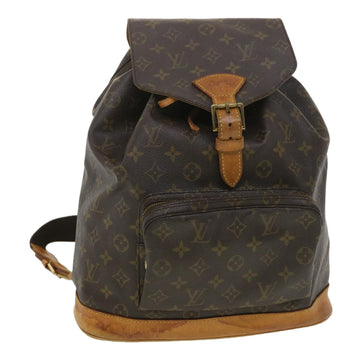 LOUIS VUITTON Monogram Montsouris GM Backpack M51135 LV Auth hk585