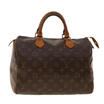 LOUIS VUITTON Monogram Speedy 30 Hand Bag M41526 LV Auth hk688