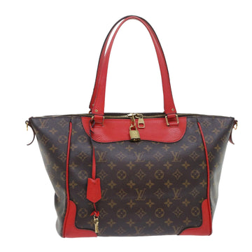 LOUIS VUITTON Monogram Estrella MM Tote Bag 2way Red M51193 LV Auth hk806