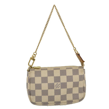 LOUIS VUITTON Damier Azur Mini Pochette Accessoires Pouch N58010 LV Auth  hs1013