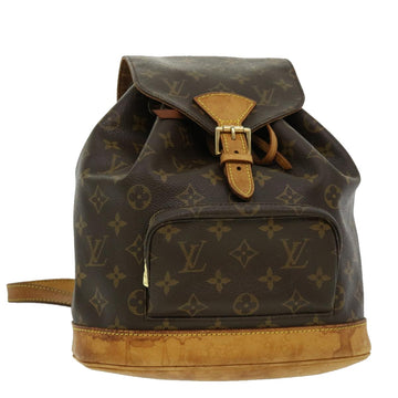 LOUIS VUITTON Monogram Montsouris MM Backpack M51136 LV Auth hs1159