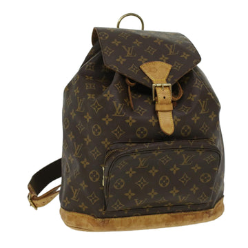 LOUIS VUITTON Monogram Montsouris GM Backpack M51135 LV Auth hs1664