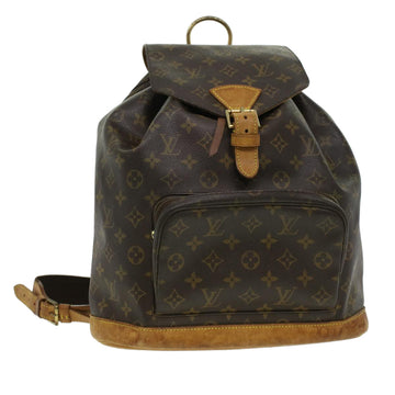 LOUIS VUITTON Monogram Montsouris GM Backpack M51135 LV Auth hs1667