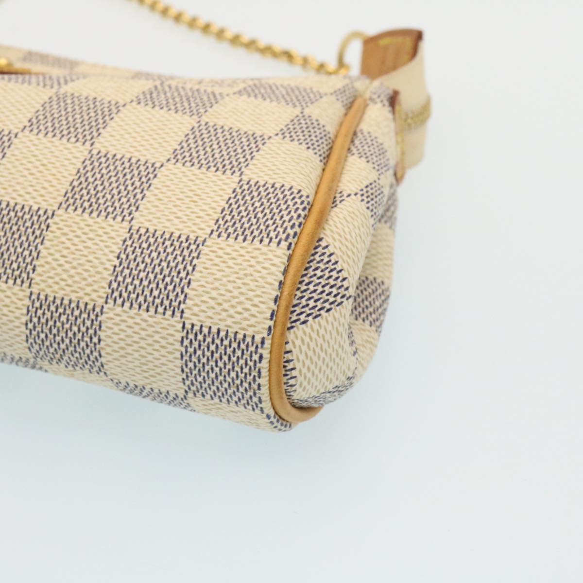 Handbags Louis Vuitton Louis Vuitton Damier Azur Eva 2way Shoulder Bag N55214 LV Auth hs785a