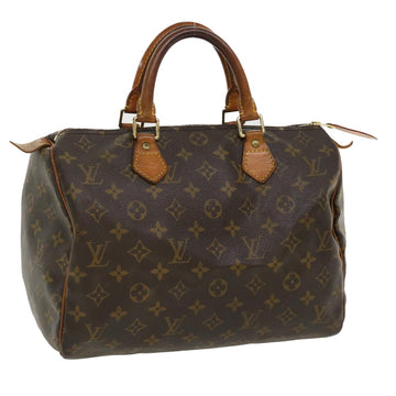 LOUIS VUITTON Monogram Speedy 35 Hand Bag M41524 LV Auth im405