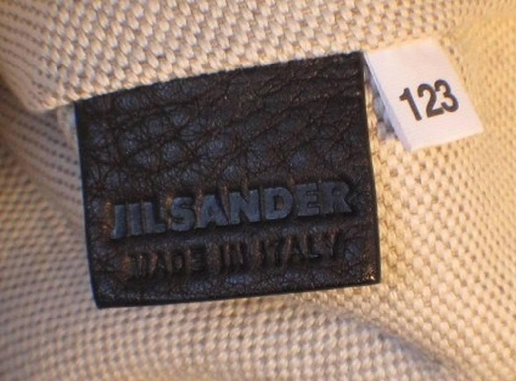 JIL SANDER 00s blue Python Leather bag-
