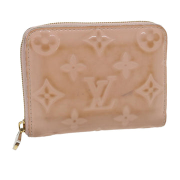 LOUIS VUITTON Monogram Vernis Zippy Coin Purse Pink M61231 LV Auth jk1363