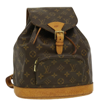 LOUIS VUITTON Monogram Montsouris MM Backpack M51136 LV Auth jk1708