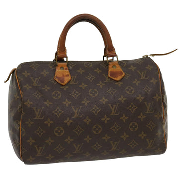 LOUIS VUITTON Monogram Speedy 30 Hand Bag M41526 LV Auth jk2334