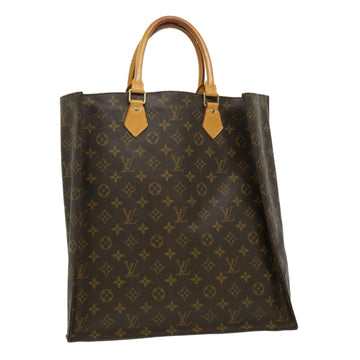 LOUIS VUITTON Monogram Sac Plat Hand Bag M51140 LV Auth jk2426