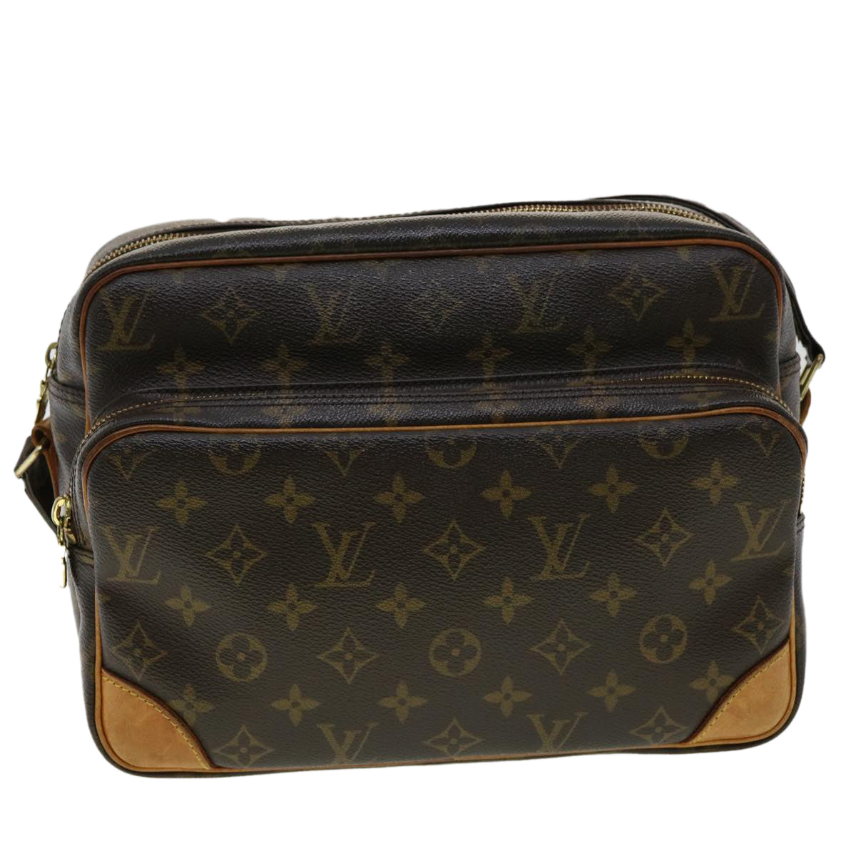 LOUIS VUITTON Monogram Nile Shoulder Bag M45244 LV Auth jk2719