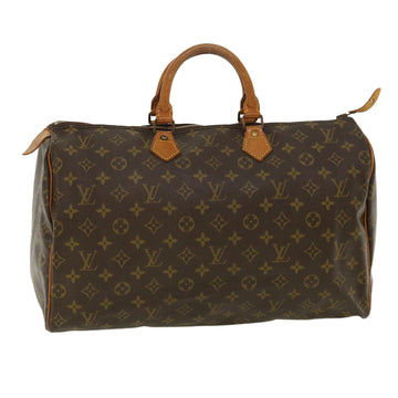 LOUIS VUITTON Monogram Speedy 40 Hand Bag M41522 LV Auth jk2834