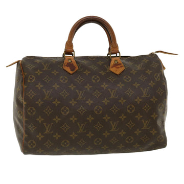 LOUIS VUITTON Monogram Speedy 35 Hand Bag M41524 LV Auth jk2837