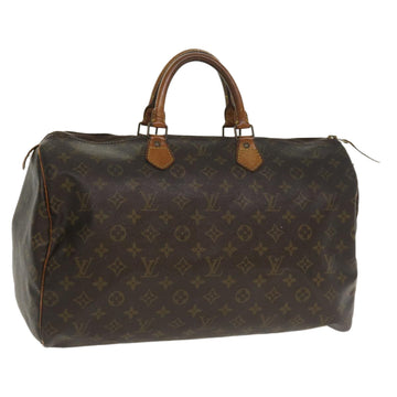 LOUIS VUITTON Monogram Speedy 40 Hand Bag M41522 LV Auth jk3036