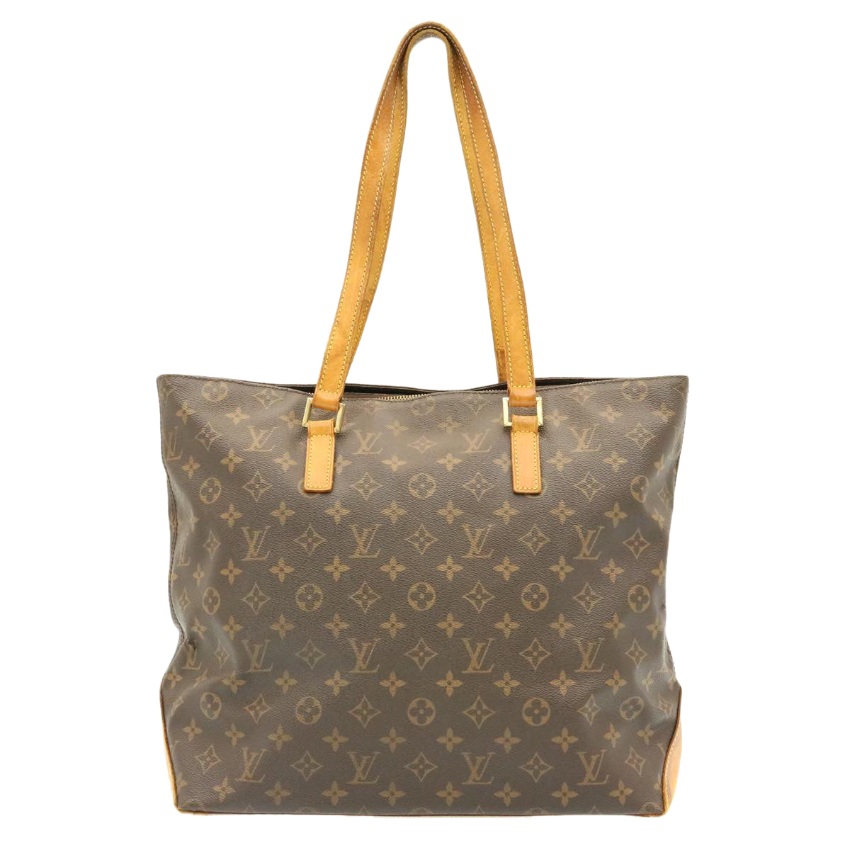 LOUIS VUITTON Antigua Cabas PM Tote Bag Canvas Beige LV Auth am3765