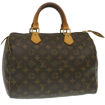 LOUIS VUITTON Monogram Speedy 30 Hand Bag M41526 LV Auth ki1766