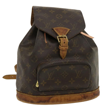 LOUIS VUITTON Monogram Montsouris MM Backpack M51136 LV Auth ki1897