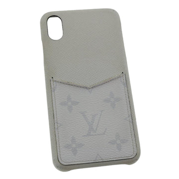 LOUIS VUITTON Taiga Llama iPhone Bumper XsMax Case White M67681 LV Auth ki2611