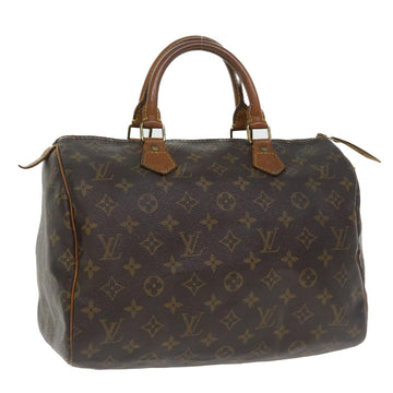 LOUIS VUITTON Monogram Speedy 30 Hand Bag M41526 LV Auth ki2668