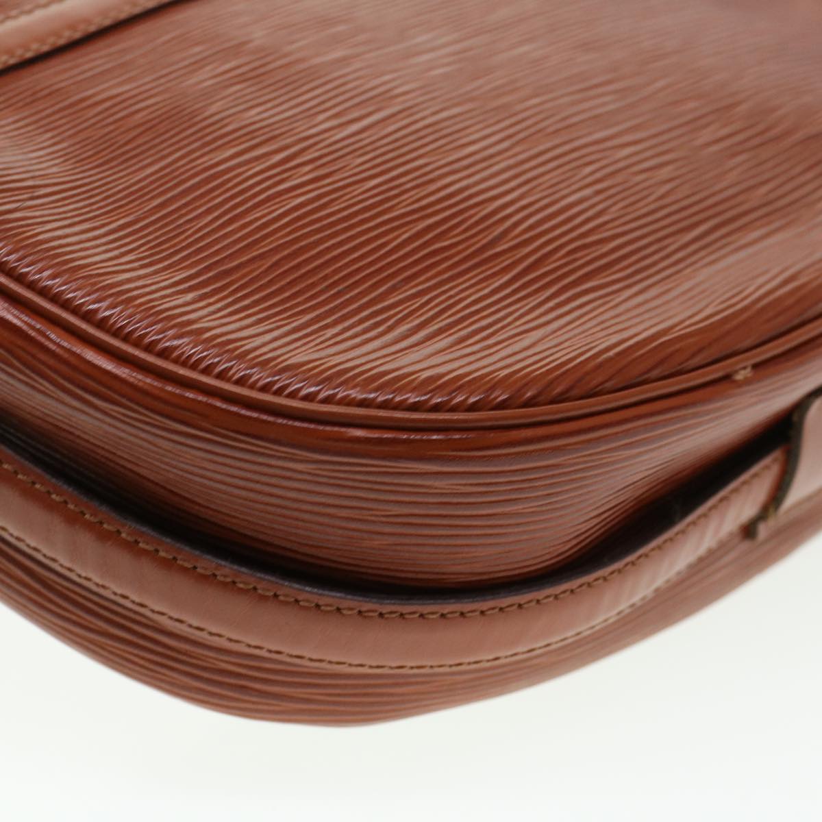 Authenticated Used LOUIS VUITTON Louis Vuitton Duplex Tote Bag M52423 Epi  Leather Kenya Brown Shoulder 