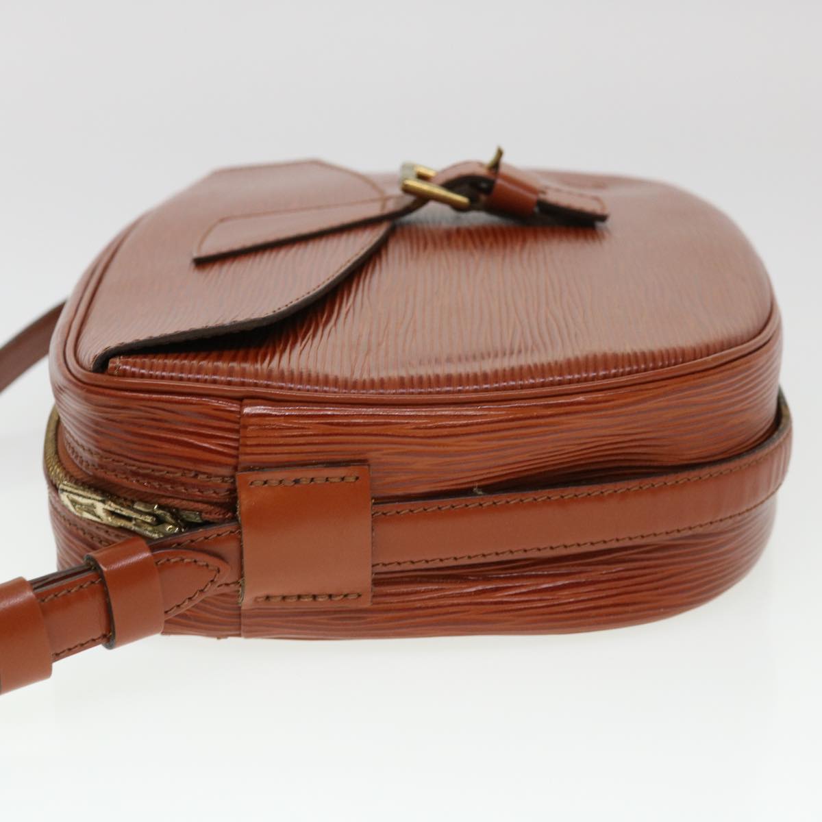 3ae5196] Auth Louis Vuitton Clutch Bag Epi Montaigne 27 M52653 Kenya Brown