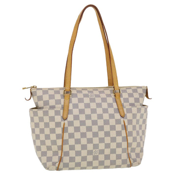 LOUIS VUITTON Damier Azur Totally PM Tote Bag N41280 LV Auth ki3011