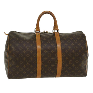 LOUIS VUITTON Monogram Keepall 45 Boston Bag M41428 LV Auth ki3116