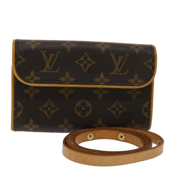 LOUIS VUITTON Monogram Pochette Florentine Waist Bag M51855 LV Auth ki3205