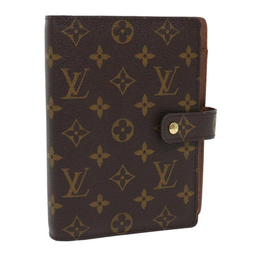 LOUIS VUITTON Monogram Agenda MM Day Planner Cover R20105 LV Auth ki3427