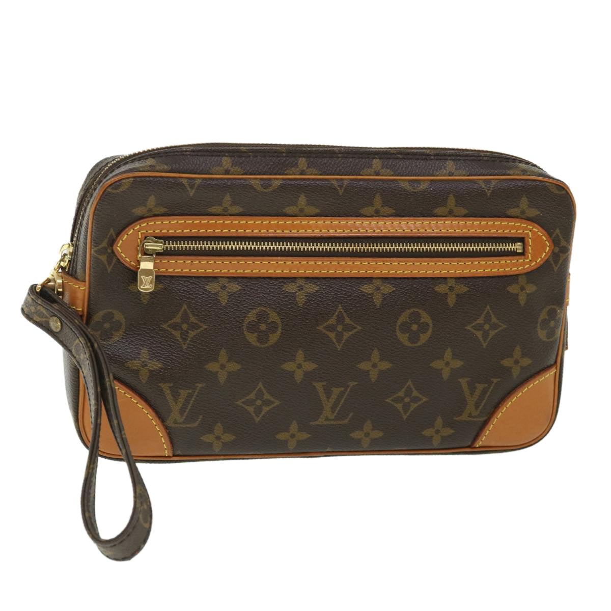 LOUIS VUITTON Monogram Marly Dragonne GM Clutch Bag M51825 LV Auth ki3