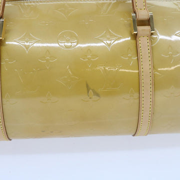 LOUIS VUITTON Monogram Vernis Bedford Hand Bag Beige M91006 LV Auth ki3553