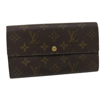 LOUIS VUITTON Monogram Pochette Porte Monnaie Credit Wallet M61725 Auth lt445