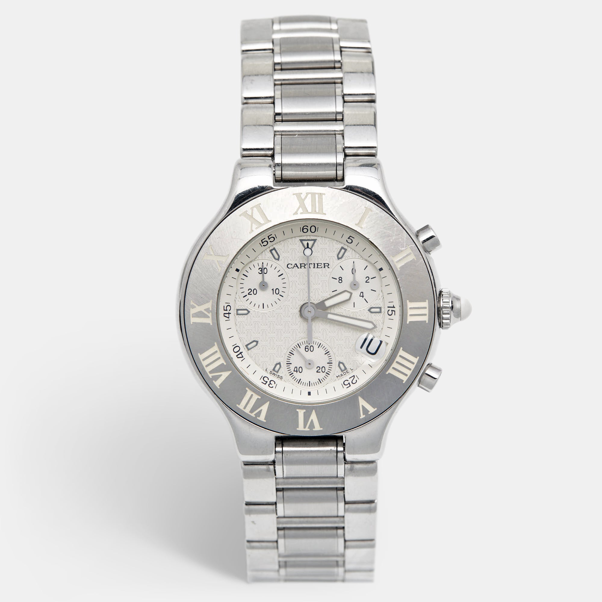 Cartier chronoscaph 21 on sale 2424