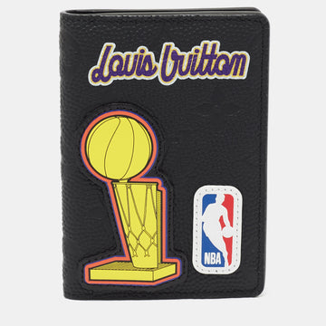 Louis Vuitton x NBA Black Taurillon Monogram Leather Pocket Organizer