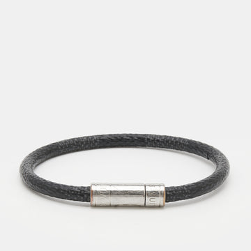 Louis Vuitton Keep It Black Damier Canvas Bracelet