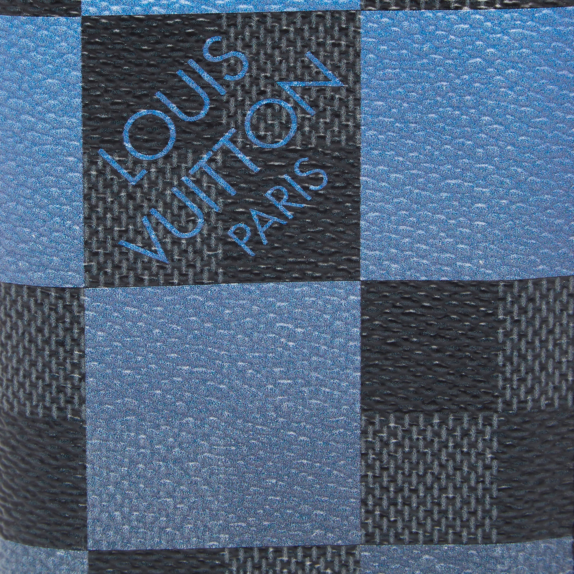 Louis Vuitton Damier Graphite Giant Blue Pocket Organizer Black